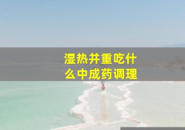 湿热并重吃什么中成药调理