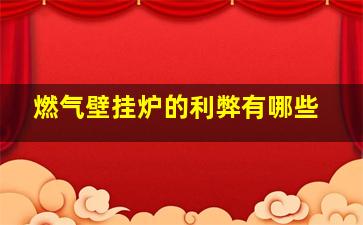 燃气壁挂炉的利弊有哪些