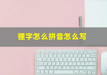 狸字怎么拼音怎么写