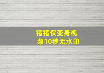 猪猪侠变身视频10秒无水印