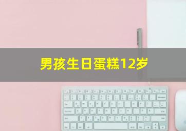 男孩生日蛋糕12岁