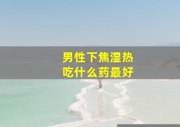 男性下焦湿热吃什么药最好