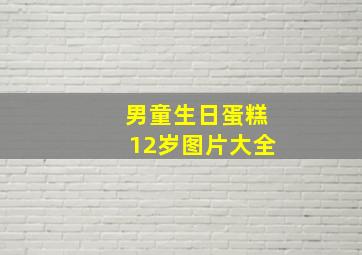 男童生日蛋糕12岁图片大全