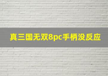 真三国无双8pc手柄没反应