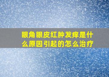 眼角眼皮红肿发痒是什么原因引起的怎么治疗