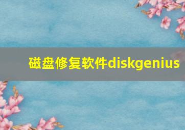 磁盘修复软件diskgenius