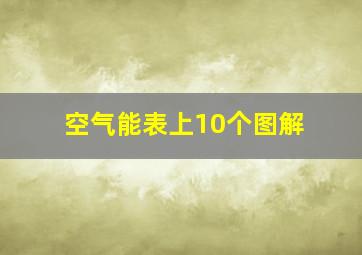 空气能表上10个图解