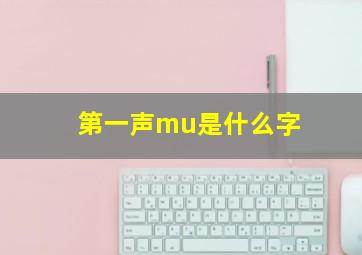 第一声mu是什么字