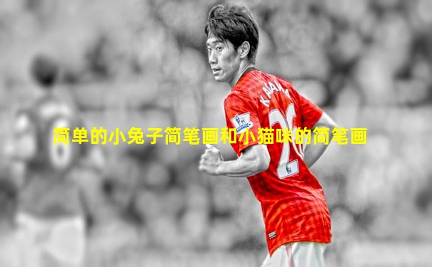简单的小兔子简笔画和小猫咪的简笔画