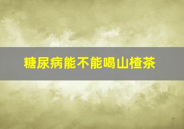 糖尿病能不能喝山楂茶