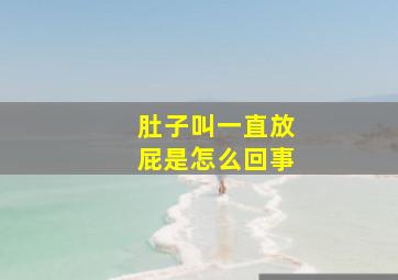 肚子叫一直放屁是怎么回事