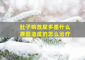 肚子响放屁多是什么原因造成的怎么治疗