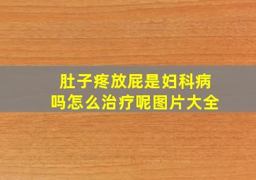 肚子疼放屁是妇科病吗怎么治疗呢图片大全