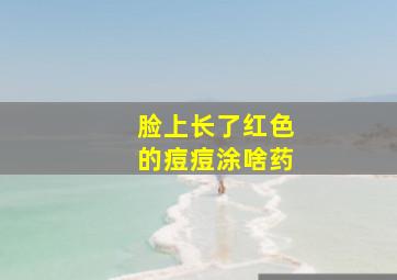 脸上长了红色的痘痘涂啥药