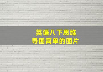 英语八下思维导图简单的图片