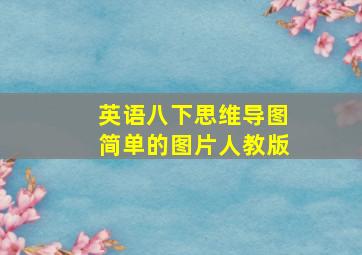 英语八下思维导图简单的图片人教版