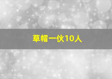 草帽一伙10人