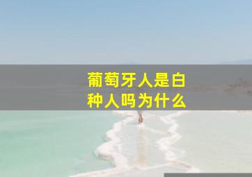 葡萄牙人是白种人吗为什么