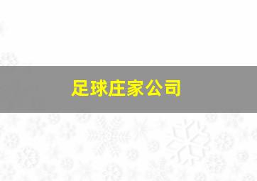 足球庄家公司