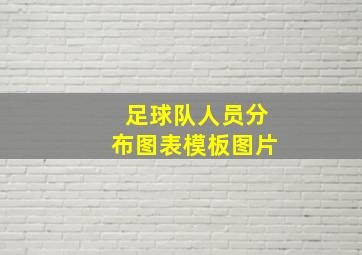 足球队人员分布图表模板图片