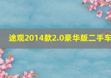 途观2014款2.0豪华版二手车