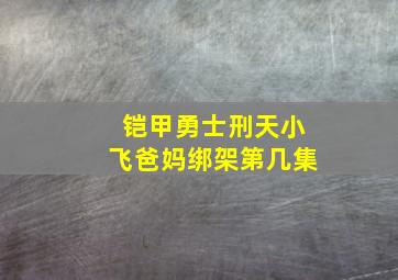 铠甲勇士刑天小飞爸妈绑架第几集