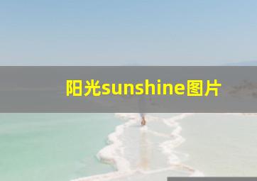 阳光sunshine图片