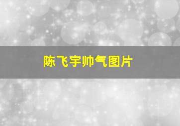 陈飞宇帅气图片