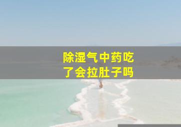 除湿气中药吃了会拉肚子吗