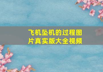 飞机坠机的过程图片真实版大全视频