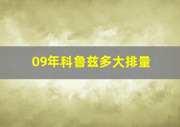 09年科鲁兹多大排量