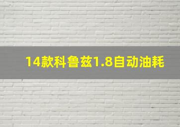 14款科鲁兹1.8自动油耗