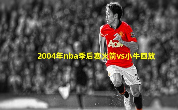 2004年nba季后赛火箭vs小牛回放