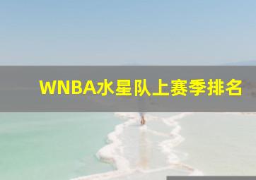 WNBA水星队上赛季排名