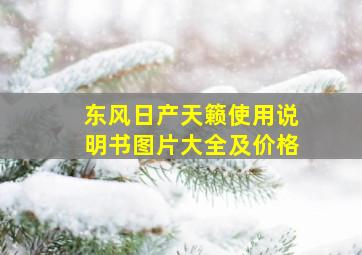 东风日产天籁使用说明书图片大全及价格