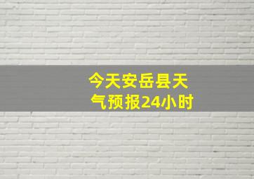 今天安岳县天气预报24小时