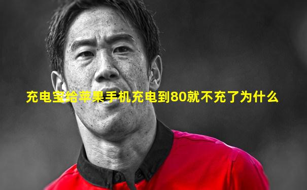 充电宝给苹果手机充电到80就不充了为什么