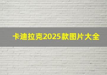 卡迪拉克2025款图片大全