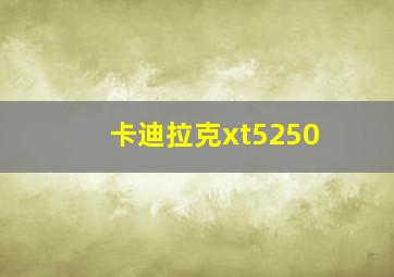 卡迪拉克xt5250