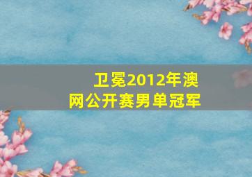 卫冕2012年澳网公开赛男单冠军