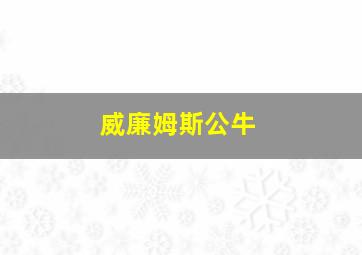 威廉姆斯公牛