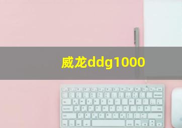 威龙ddg1000