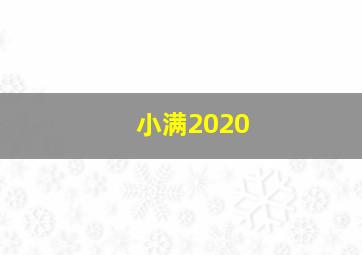 小满2020