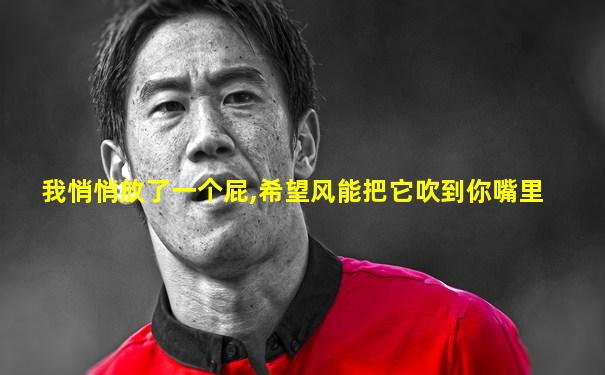 我悄悄放了一个屁,希望风能把它吹到你嘴里