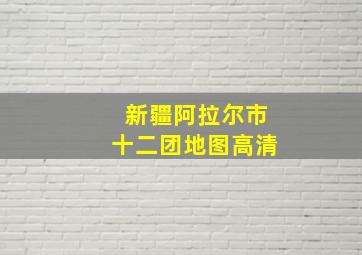 新疆阿拉尔市十二团地图高清