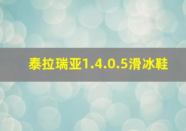 泰拉瑞亚1.4.0.5滑冰鞋