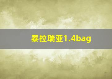 泰拉瑞亚1.4bag