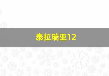 泰拉瑞亚12