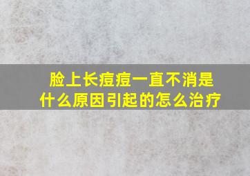 脸上长痘痘一直不消是什么原因引起的怎么治疗