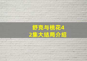 舒克与桃花42集大结局介绍